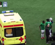 Cea mai brutală ciocnire între fotbaliști într-un meci FNL