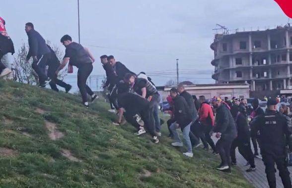 Seara pe deal » Ce au fost puși să facă ultrașii campioanei FCSB la intrarea pe arena din Craiova