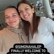 Romana Tabakova, alături de Simona Halep / Sursă foto: Instagram