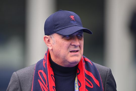 Dan Șucu, prezent în tribune la Verona - Genoa 0-0 // FOTO: Getty Images
