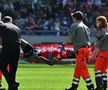 Jessic Ngankam (Hannover) a suferit o dublă fractură de tibie și peroneu în meciul cu Elversberg din 2. Bundesliga / Foto: Captură TV