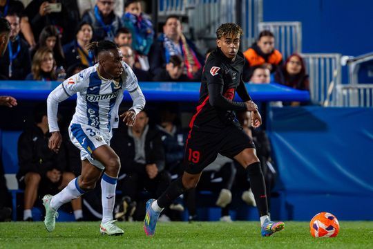 Lamine Yamale vs Diomande în Leganes - Barcelona 0-1 / Foto: Imago