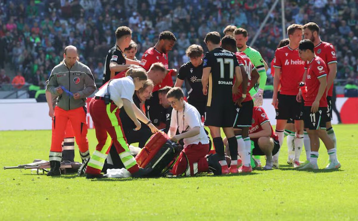 Accidentare horror în 2. Bundesliga. Jessic Ngankam a suferit o dublă fractură de tibie și peroneu