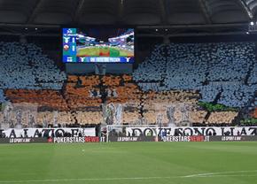 Sublim! Ce au putut face suporterii lui Lazio la derby-ul cu Roma: scenografie magnifică pe „Olimpico”