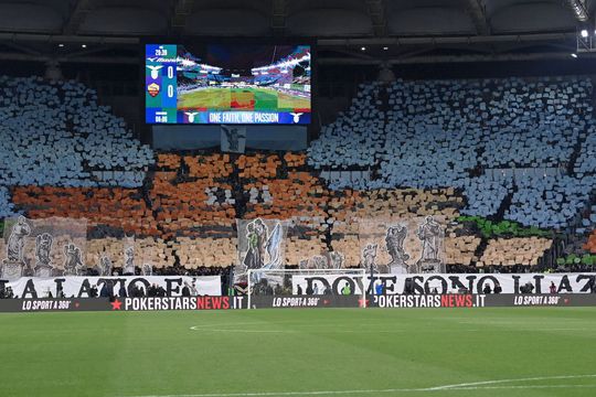 Spectacolul fanilor la derby-ul Lazio - AS Roma / Sursă foto: Imago Images
