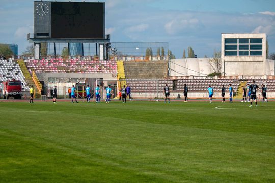 „Câinii” de la CS Dinamo s-au impus cu 2-1 în fața trupei de pe Intrarea Vrabiei / Sursă foto: Facebook@ Progresul Spartac
