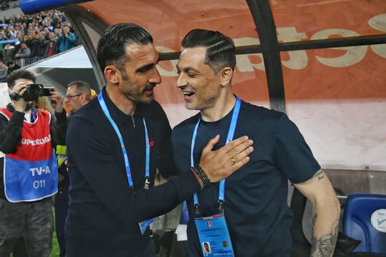 Rădoi și Charalambous, în Universitatea Craiova - FCSB, etapa #4 din play-off/ foto: Cristi Preda (GSP)