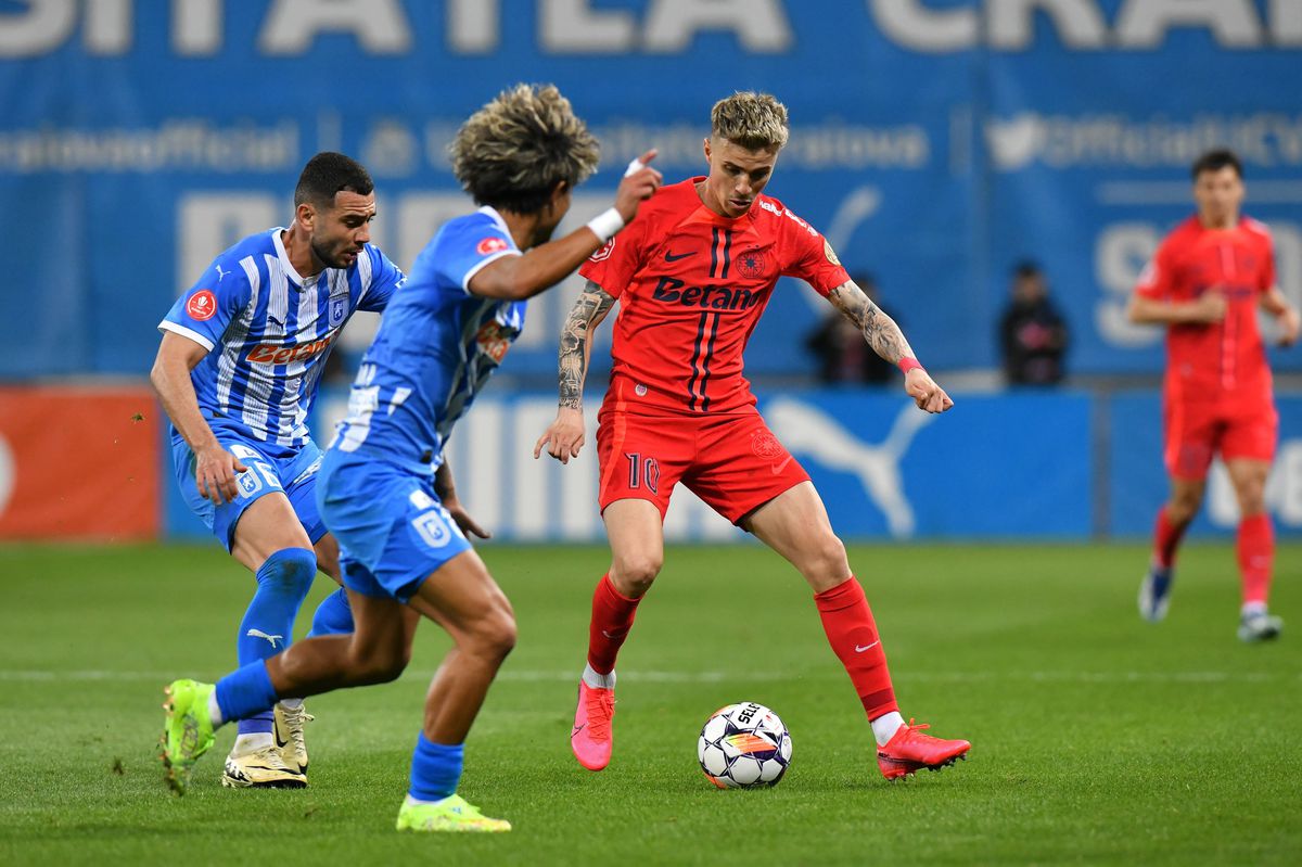 Târnovanu a câștigat duelul cu Mitriță! Notele derby-ului Universitatea Craiova - FCSB