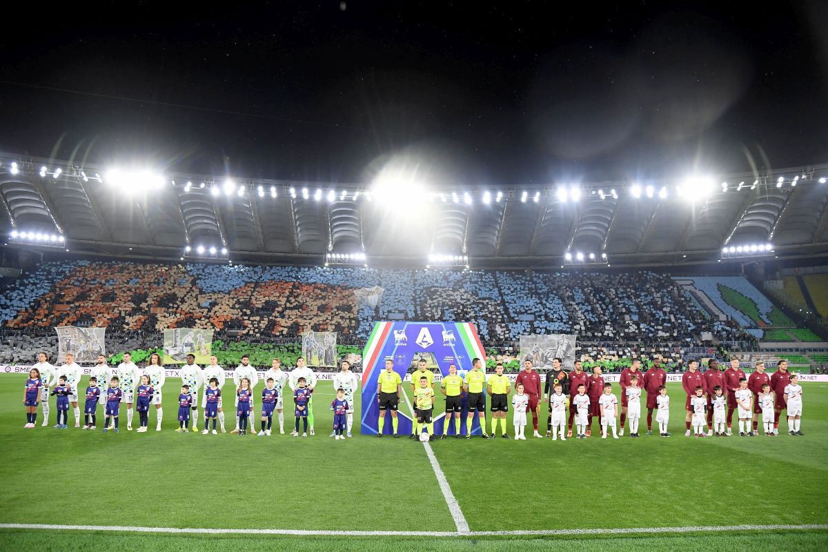 Sublim! Ce au putut face suporterii lui Lazio la derby-ul cu Roma: scenografie magnifică pe „Olimpico”
