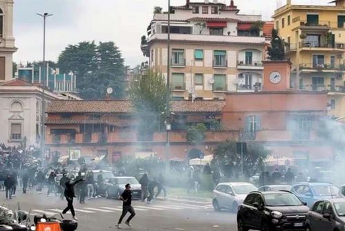 Scenele de pe străzile Romei / Sursă foto: Corriere dello Sport