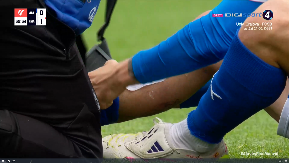 Mbappe s-a dus să-i rupă piciorul! Alaves - Real Madrid 0-1, duel marcat de două intrări sălbatice