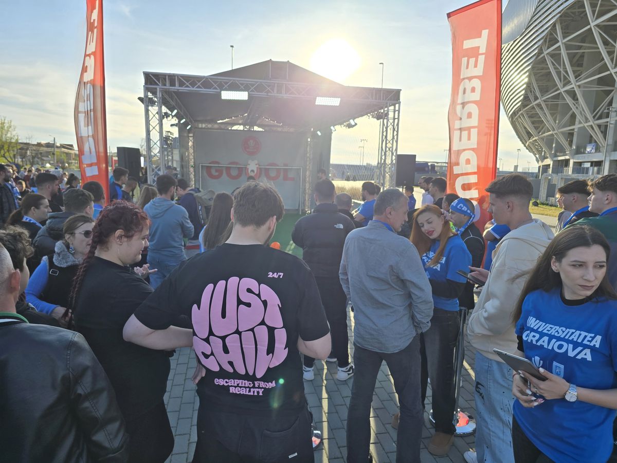 Imagini înainte de Craiova - FCSB