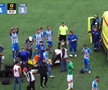 Cea mai brutală ciocnire între fotbaliști într-un meci din Rusia! Două ambulanțe au intrat pe teren, iar jucătorii au fost transportați de urgență la spital