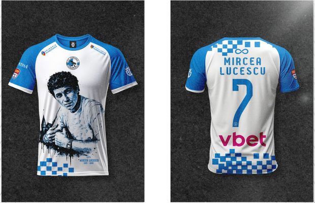 Corvinul Hunedoara, tricouri speciale de joc în memoria lui Mircea Lucescu: „Nu se vor mai produce niciodată”