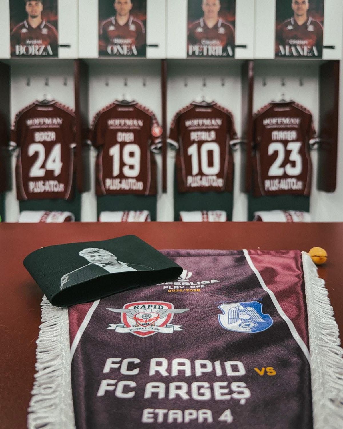 Rapid - FC Argeș în play-off. Imagini înainte de partidă