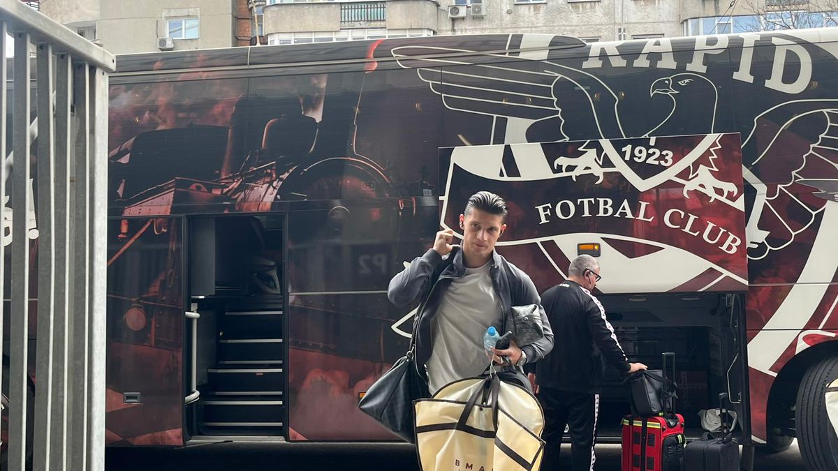 Rapid - FC Argeș în play-off. Imagini înainte de partidă