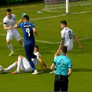 Faza de arbitraj care l-a nemulțumit pe Florin Bratu / foto: captură Digi Sport