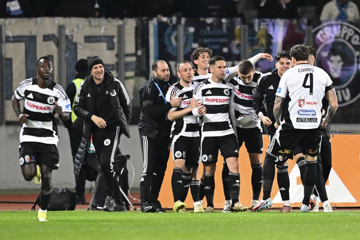 Imagini din meci, U Cluj - Universitatea Craiova // foto: Imago