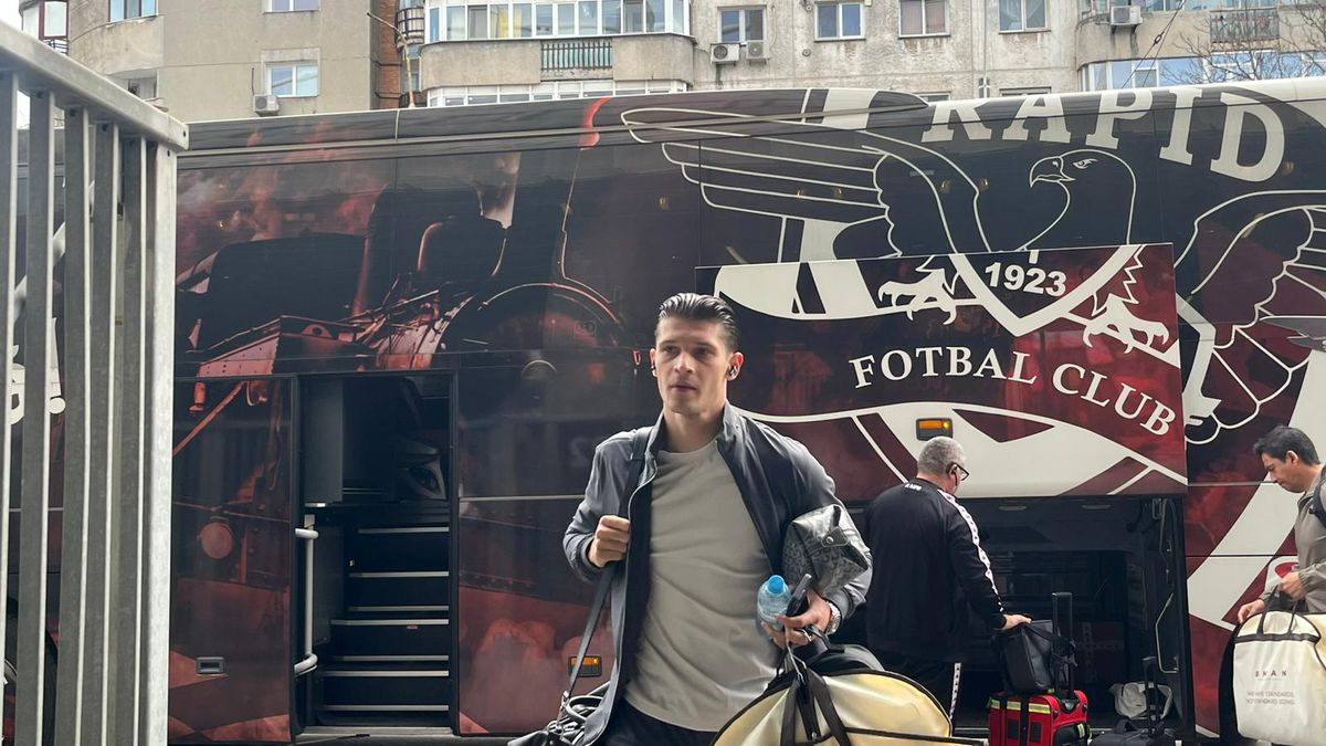 Rapid - FC Argeș în play-off. Imagini înainte de partidă
