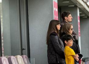 Familia lui Mircea Lucescu a venit în Giulești, la Rapid - FC Argeș