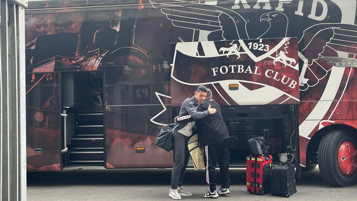 Rapid - FC Argeș în play-off. Imagini înainte de partidă