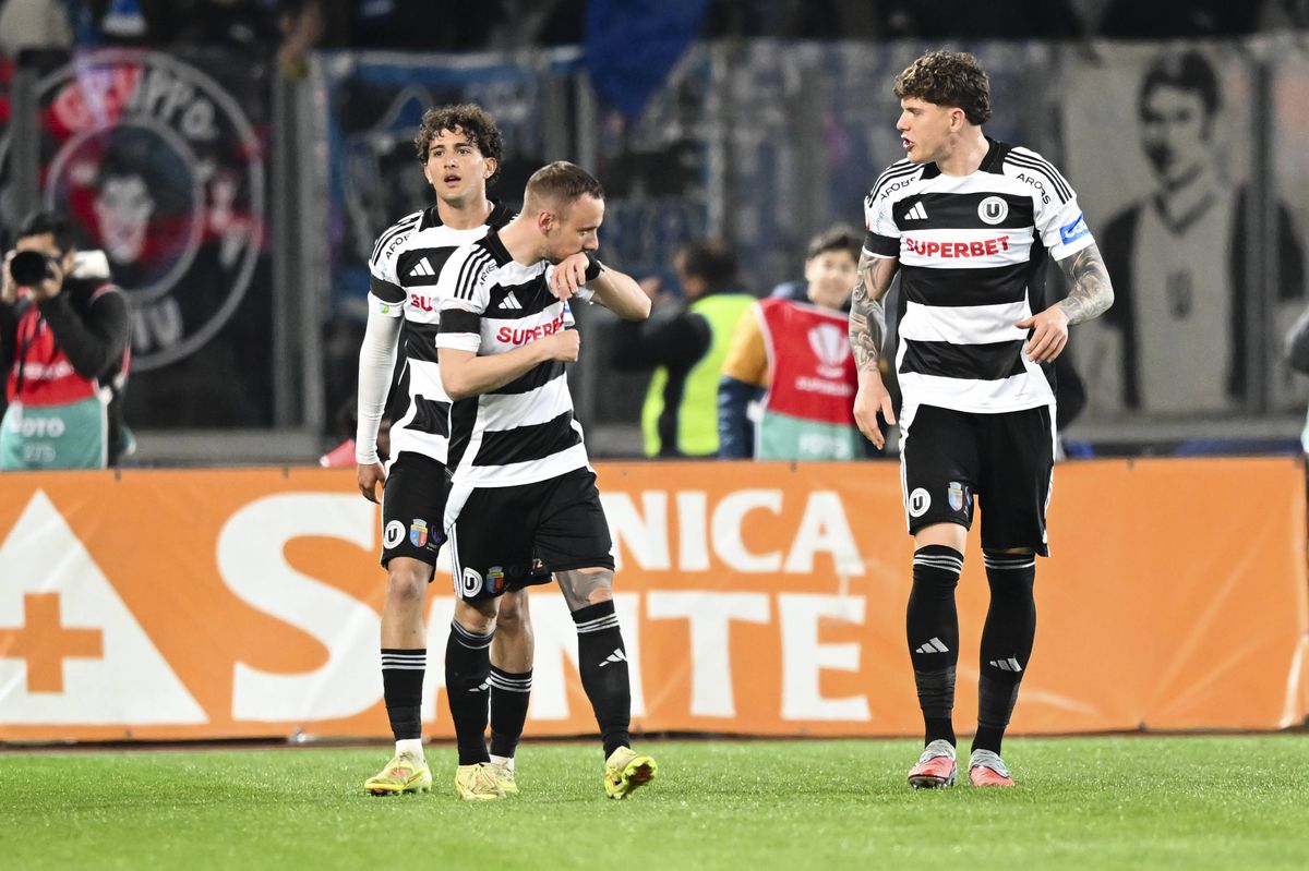 CroșeU la titlu! U Cluj a făcut-o KO pe Craiova rămasă în 10 oameni și revendică pe merit locul 1
