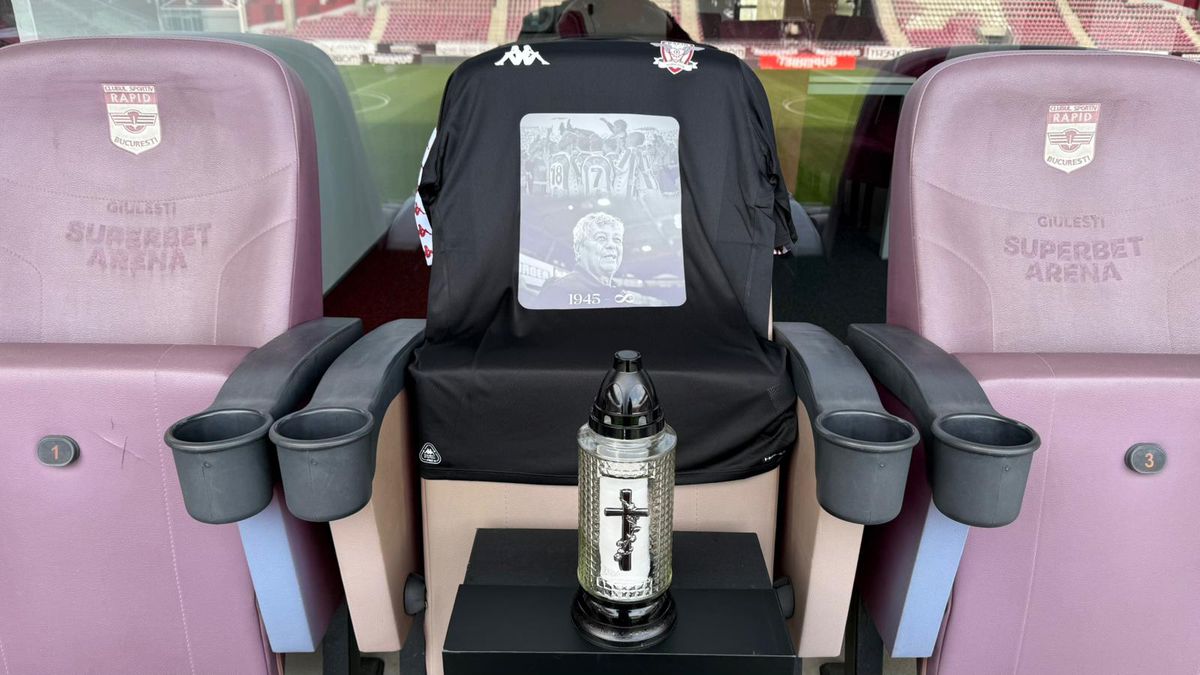 Momente emoționante la Rapid - FC Argeș: strănepoții lui Mircea Lucescu au dat lovitura de începere