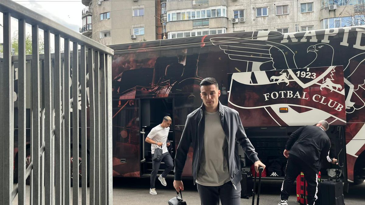Rapid - FC Argeș în play-off. Imagini înainte de partidă