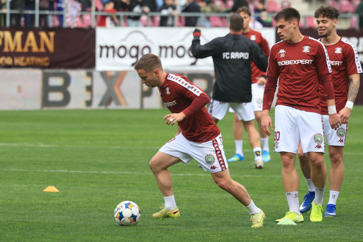 Imagini înainte de Rapid - FC Argeș // foto: Ionuț Iordache (GSP.ro)