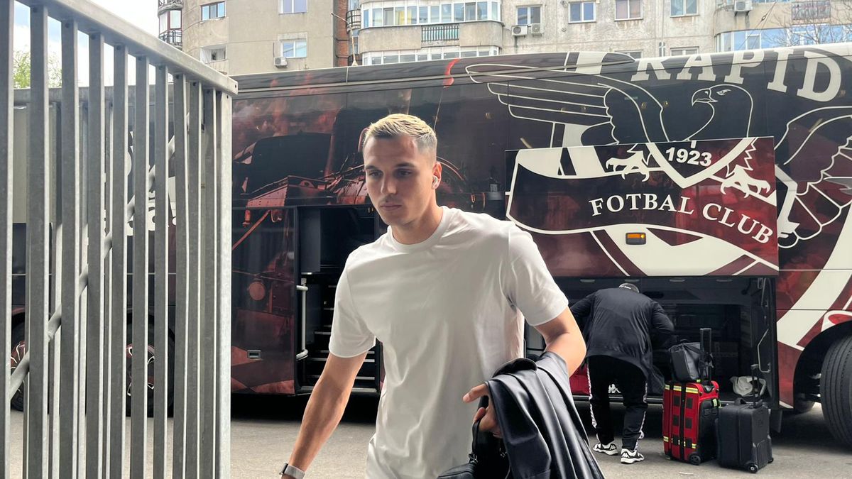 Rapid - FC Argeș în play-off. Imagini înainte de partidă