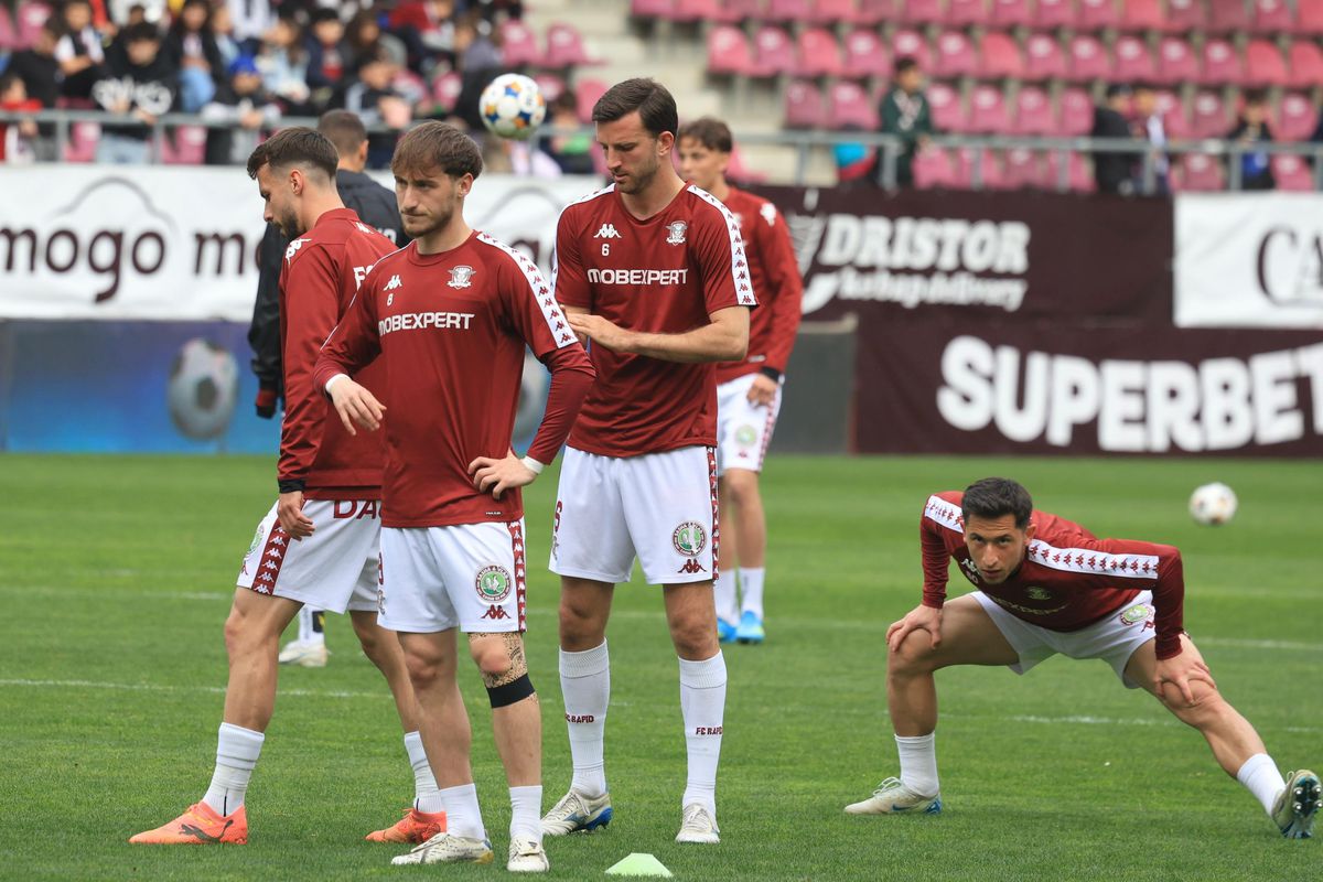 Imagini înainte de Rapid - FC Argeș // foto: Ionuț Iordache (GSP.ro)