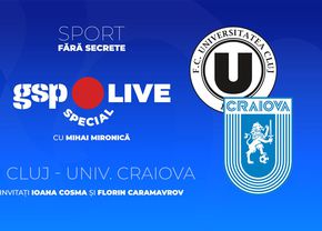 U Cluj - Universitatea Craiova, duelul primelor clasate » Comentăm la GSP Live Special