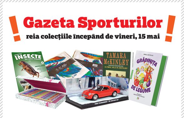 Colecțiile Gazetei Sporturilor revin la chioșcuri din 15 mai!