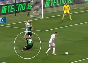 Cristiano Ronaldo, fază genială în Sassuolo - Juventus » Chiricheș, debusolat complet de „bicicletele” portughezului