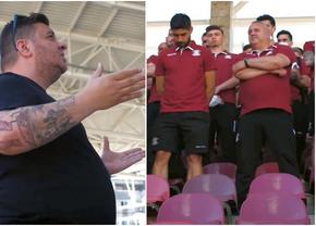 Ultrașii Rapidului i-au dus pe jucători pe noul stadion » Avertisment clar: „Ar fi calvarul vieții! Eu, Bocciu, vă promit asta în mod solemn”