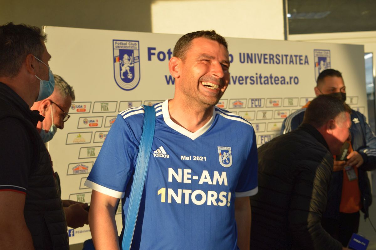 FC U Craiova în Liga 1 » Denis Ispas, interviu spumos după promovare: „Dacă eram tehnici, jucam la 21:45! Noi așa am promovat”