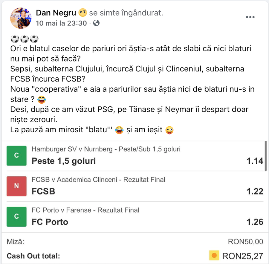 Conflict de interese în Liga 1: directorul juridic al LPF, contract de consultanță prin firma iubitei cu Casa Pariurilor, sponsorul campionatului