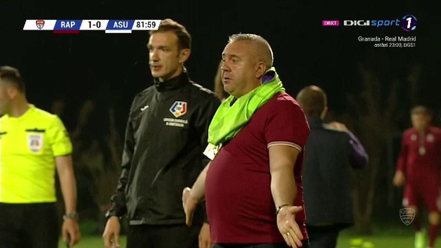 Mihai Iosif, protestând după decizia lui Coza Mihai Iosif, eliminat după o fază hilară! Dan Alexa a început să râdă de el