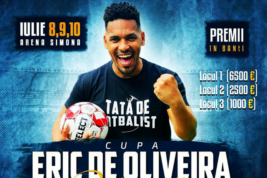 Eric de Oliveira, 36 de ani, organizează o competiție de fotbal cu premii în valoare de peste 10.000 de euro!
