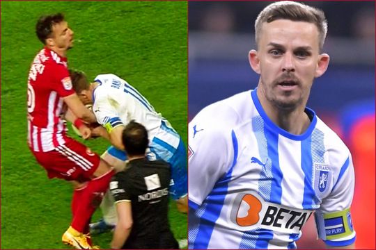 Nicușor Bancu a fost eliminat în Universitatea Craiova - Sepsi 0-1 pentru o ieșire grosolană, iar căpitanul în vârstă de 29 de ani al oltenilor nu e la prima abatere