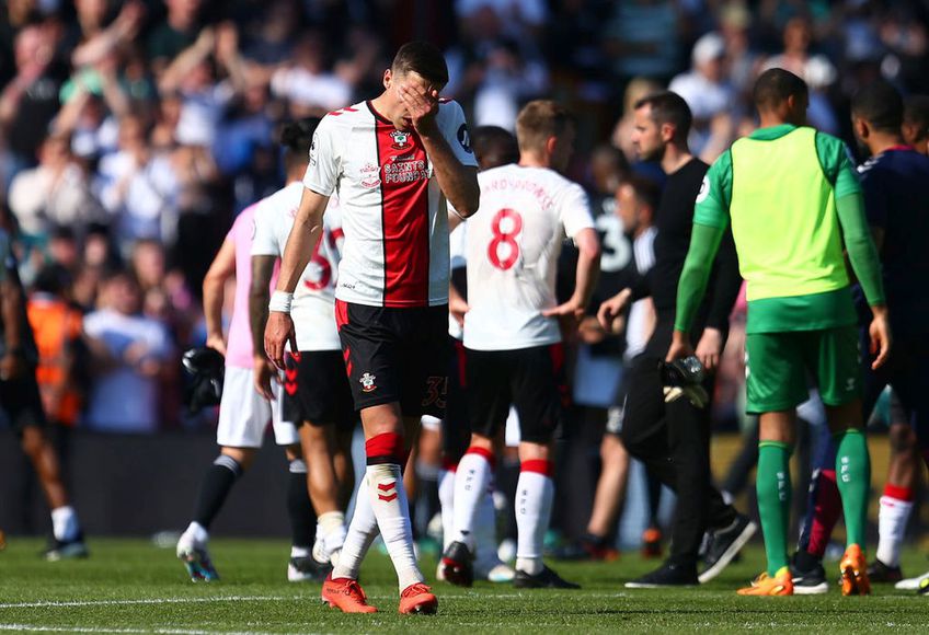 După 0-2 cu Fulham pe teren propriu în runda #36 din Premier League, Southampton a retrogradat matematic în Championship!