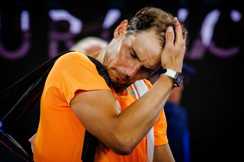 Rafael Nadal la Australian Open, unde s-a accidentat Foto Imago