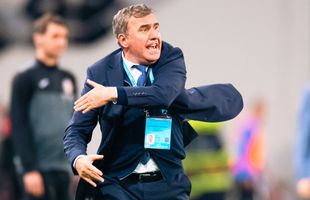 Gică Hagi s-a declarat fericit, apoi a început șirul acuzațiilor: „Îmi dați și mie voie să vorbesc?! N-a fost penalty” » A lăudat un jucător + mesaj pentru Alibec