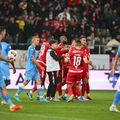 Dinamoviștii, bucurie după golul lui Abdallah cu UTA Arad