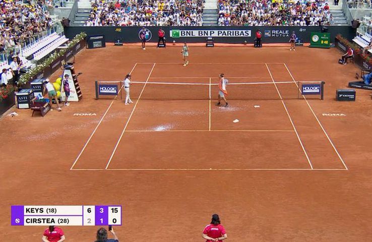Incidente la meciul Sorana Cîrstea - Madison Keys de la Roma