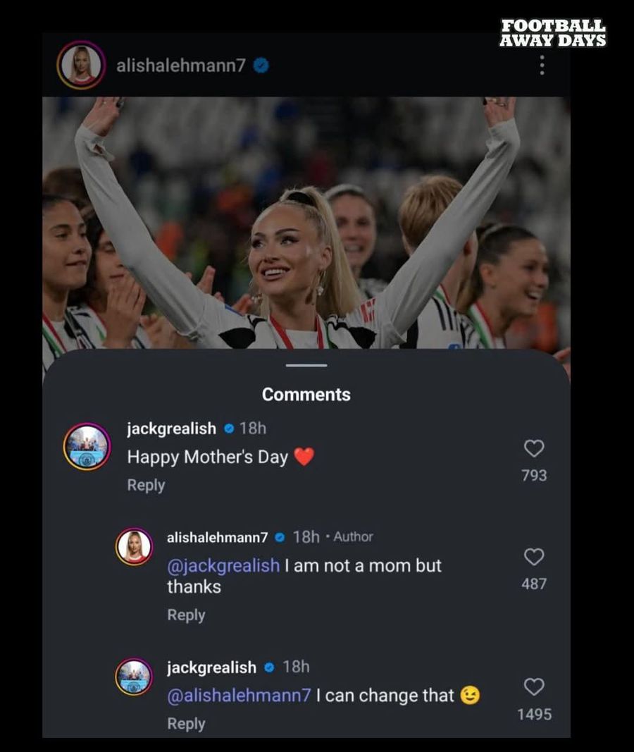 S-a dat drept Jack Grealish, a abordat-o pe cea mai sexy fotbalistă și i-a făcut avansuri: „Nu sunt mamă” / „Aș putea să schimb asta”