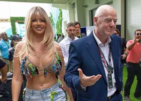 Cea mai cunoscută suporteră s-a fotografiat cu șeful FIFA: „Ești pregătită să «aprinzi» Cupa Mondială?”