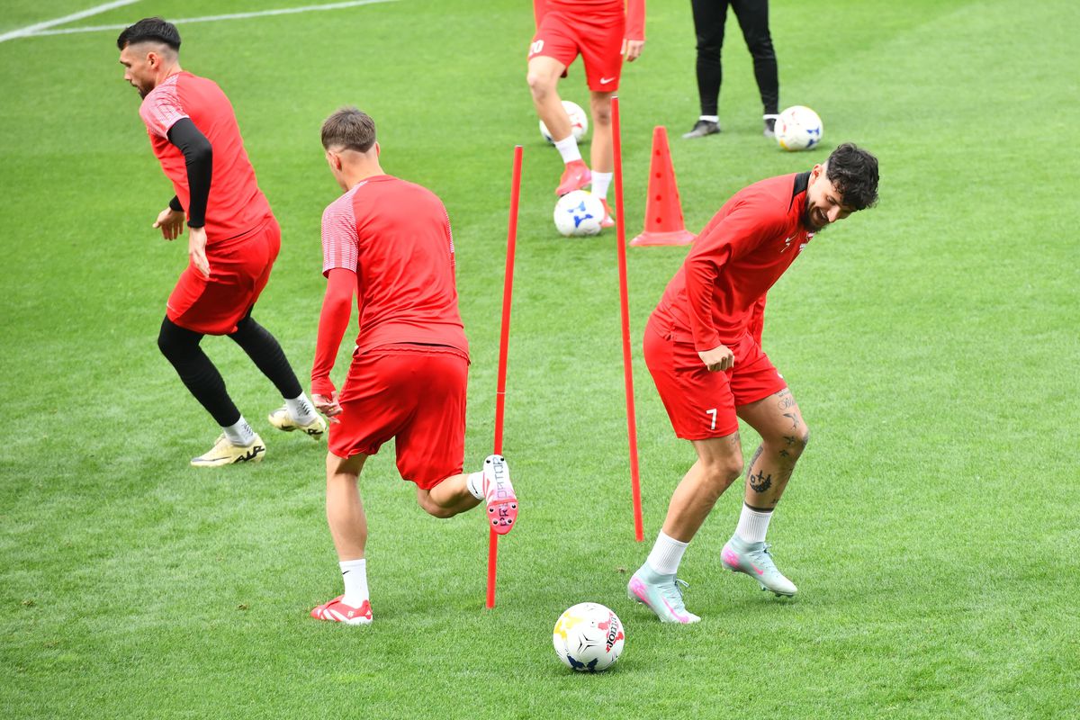 Antrenament Hermannstadt la Arad, înaintea finalei Cupei României cu CFR Cluj