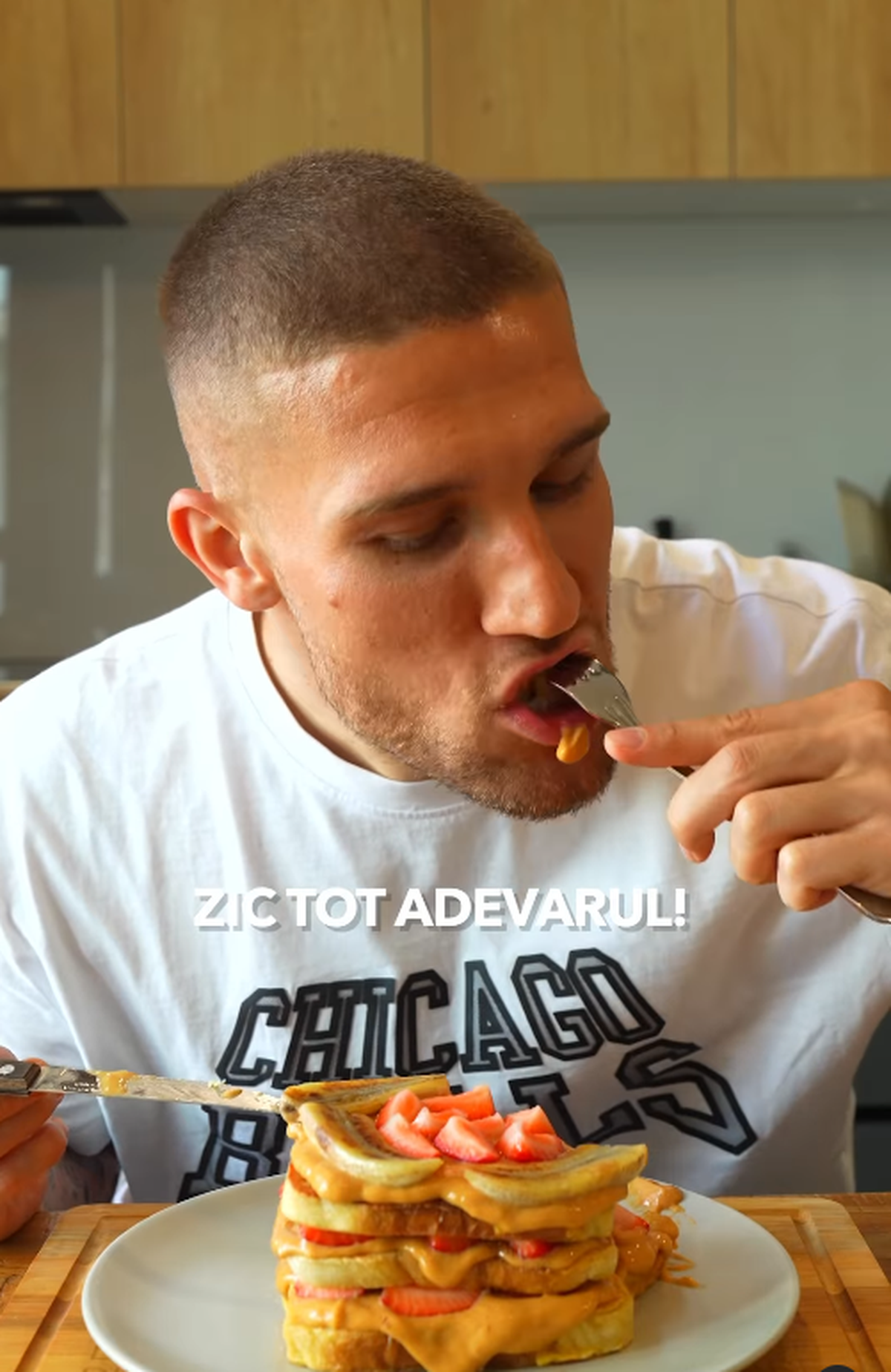 „Mamă, e bun rău” » Daniel Bîrligea și-a prezentat meniul favorit pentru o zi: „De la nea Gigi”