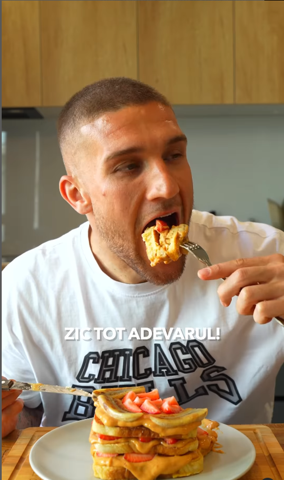 „Mamă, e bun rău” » Daniel Bîrligea și-a prezentat meniul favorit pentru o zi: „De la nea Gigi”